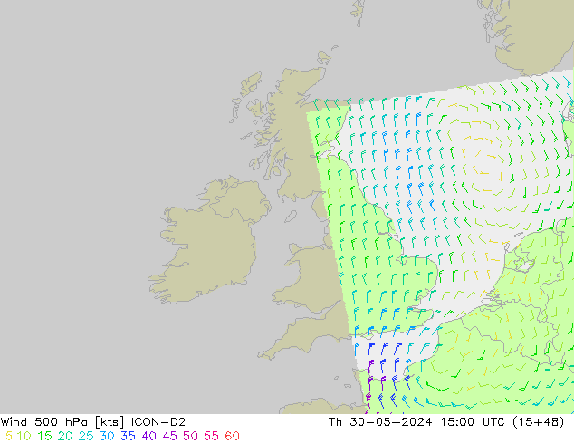  500 hPa ICON-D2  30.05.2024 15 UTC