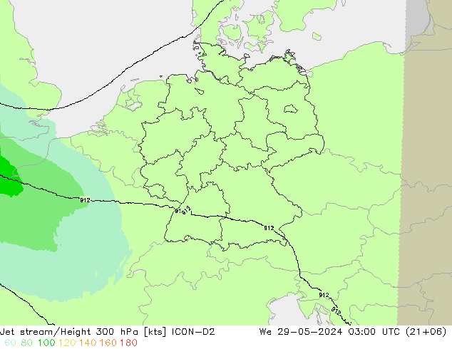 Polarjet ICON-D2 Mi 29.05.2024 03 UTC