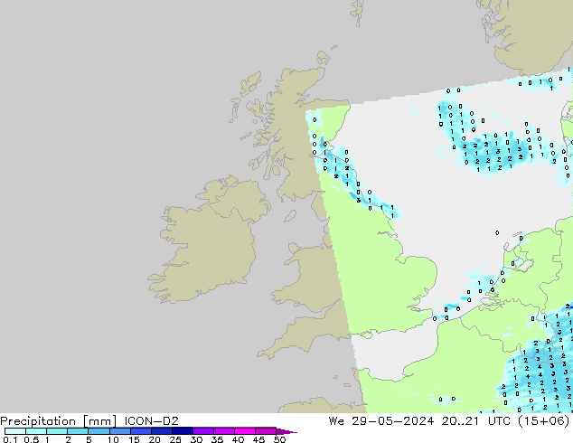 precipitação ICON-D2 Qua 29.05.2024 21 UTC