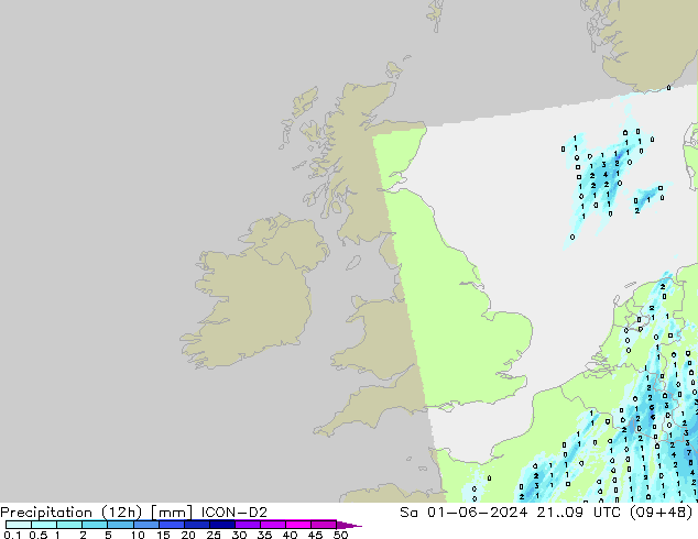 opad (12h) ICON-D2 so. 01.06.2024 09 UTC