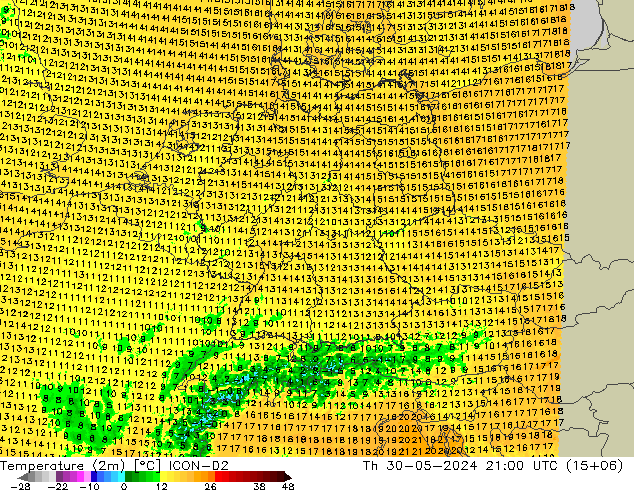     ICON-D2  30.05.2024 21 UTC