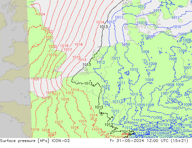      ICON-D2  31.05.2024 12 UTC