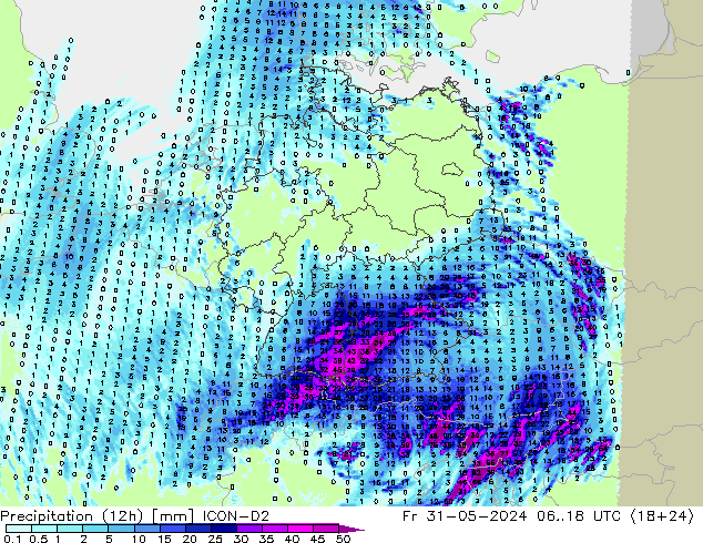 opad (12h) ICON-D2 pt. 31.05.2024 18 UTC