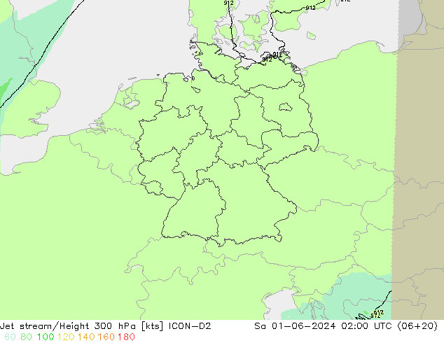 Straalstroom ICON-D2 za 01.06.2024 02 UTC