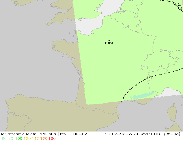 Polarjet ICON-D2 So 02.06.2024 06 UTC