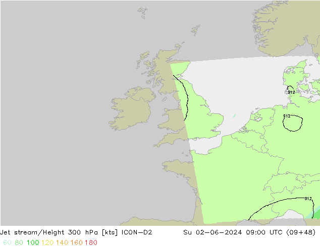 Polarjet ICON-D2 So 02.06.2024 09 UTC