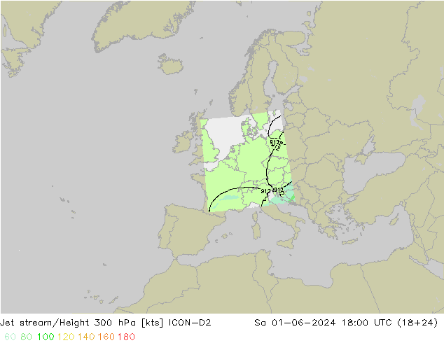 Jet Akımları ICON-D2 Cts 01.06.2024 18 UTC