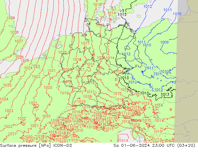      ICON-D2  01.06.2024 23 UTC