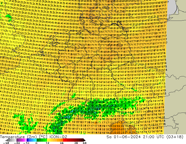     ICON-D2  01.06.2024 21 UTC