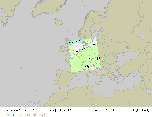 Polarjet ICON-D2 Di 04.06.2024 03 UTC