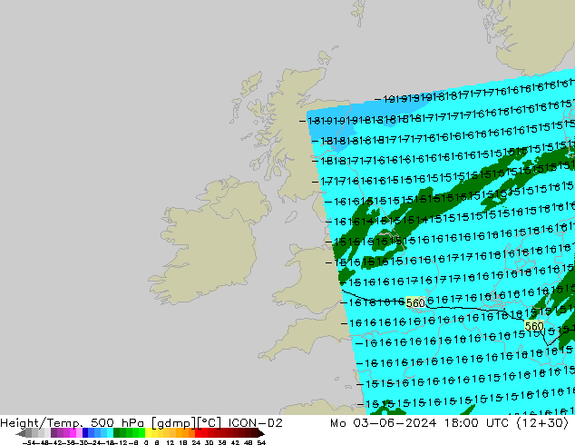 Height/Temp. 500 гПа ICON-D2 пн 03.06.2024 18 UTC