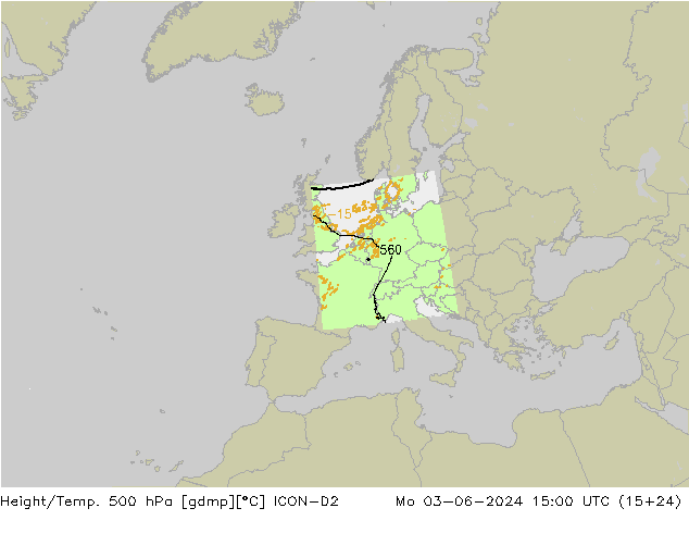 Height/Temp. 500 гПа ICON-D2 пн 03.06.2024 15 UTC