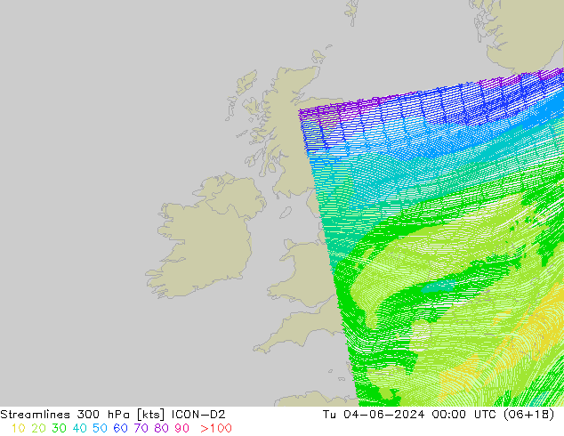  300 hPa ICON-D2  04.06.2024 00 UTC