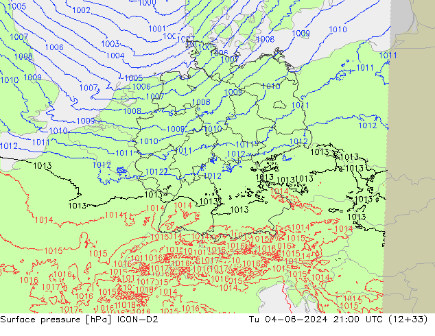      ICON-D2  04.06.2024 21 UTC