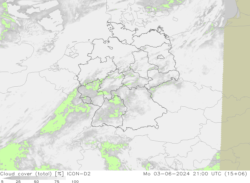 облака (сумма) ICON-D2 пн 03.06.2024 21 UTC