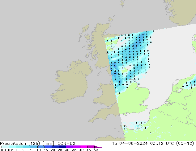 Precipitación (12h) ICON-D2 mar 04.06.2024 12 UTC