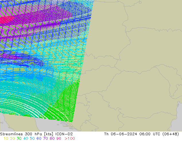  300 hPa ICON-D2  06.06.2024 06 UTC