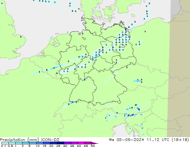 opad ICON-D2 śro. 05.06.2024 12 UTC