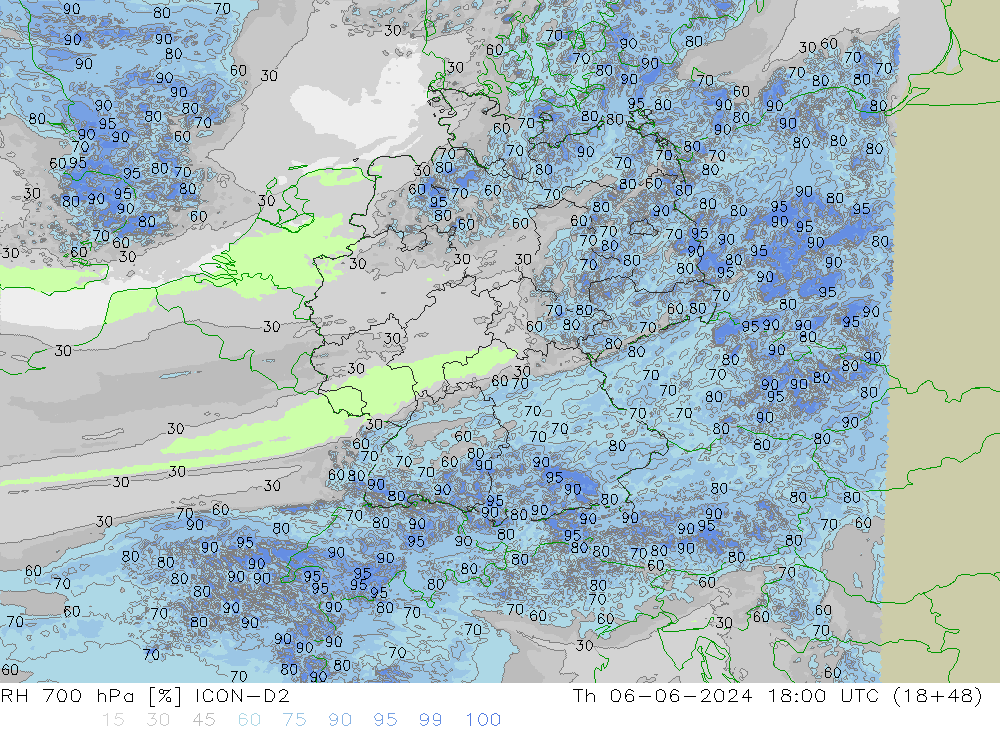 RV 700 hPa ICON-D2 do 06.06.2024 18 UTC