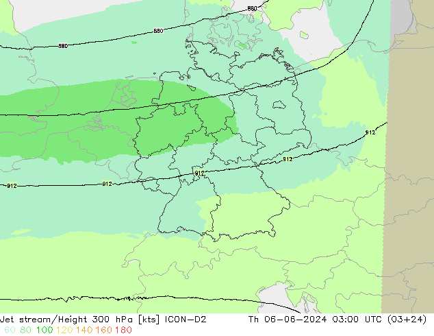 Polarjet ICON-D2 Do 06.06.2024 03 UTC