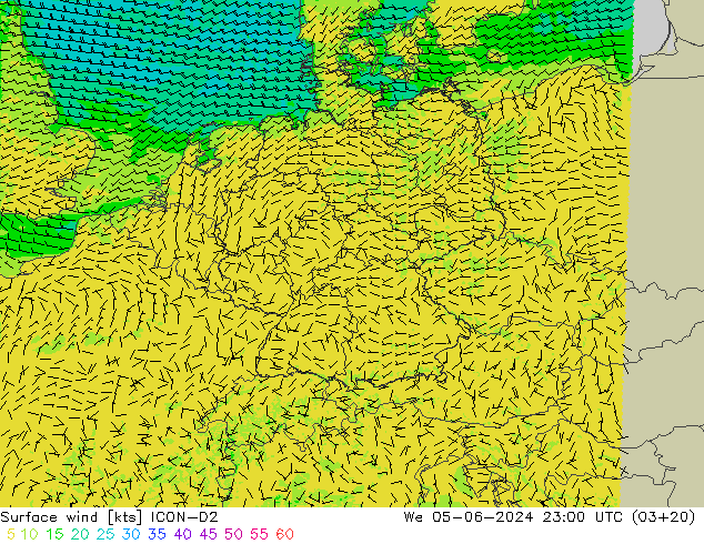  10 m ICON-D2  05.06.2024 23 UTC
