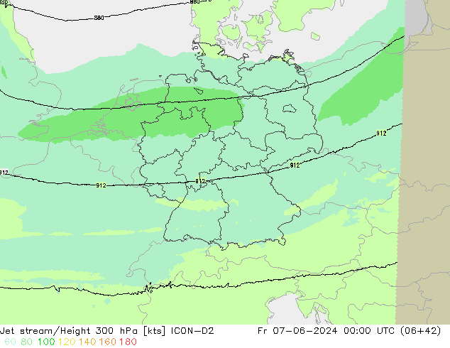 джет ICON-D2 пт 07.06.2024 00 UTC