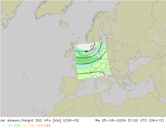 Polarjet ICON-D2 Mi 05.06.2024 21 UTC