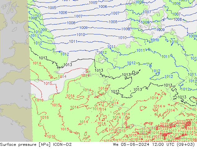      ICON-D2  05.06.2024 12 UTC