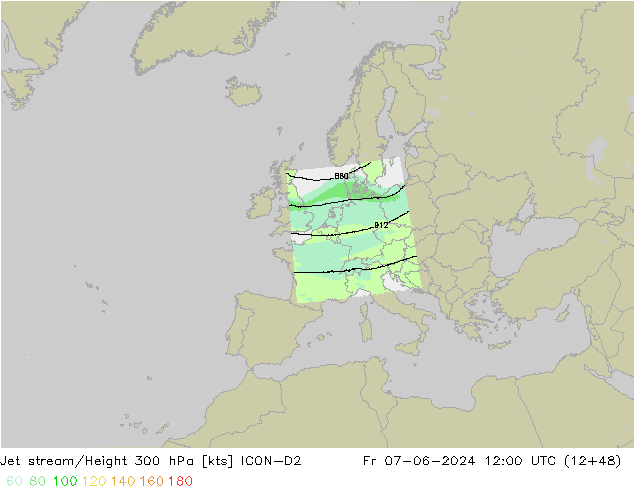 Polarjet ICON-D2 Fr 07.06.2024 12 UTC