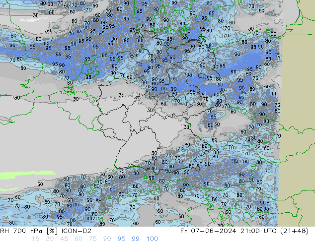 700 hPa Nispi Nem ICON-D2 Cu 07.06.2024 21 UTC