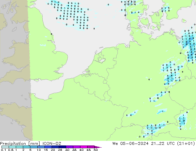 precipitação ICON-D2 Qua 05.06.2024 22 UTC