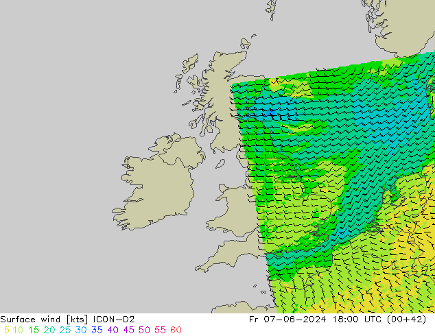  10 m ICON-D2  07.06.2024 18 UTC