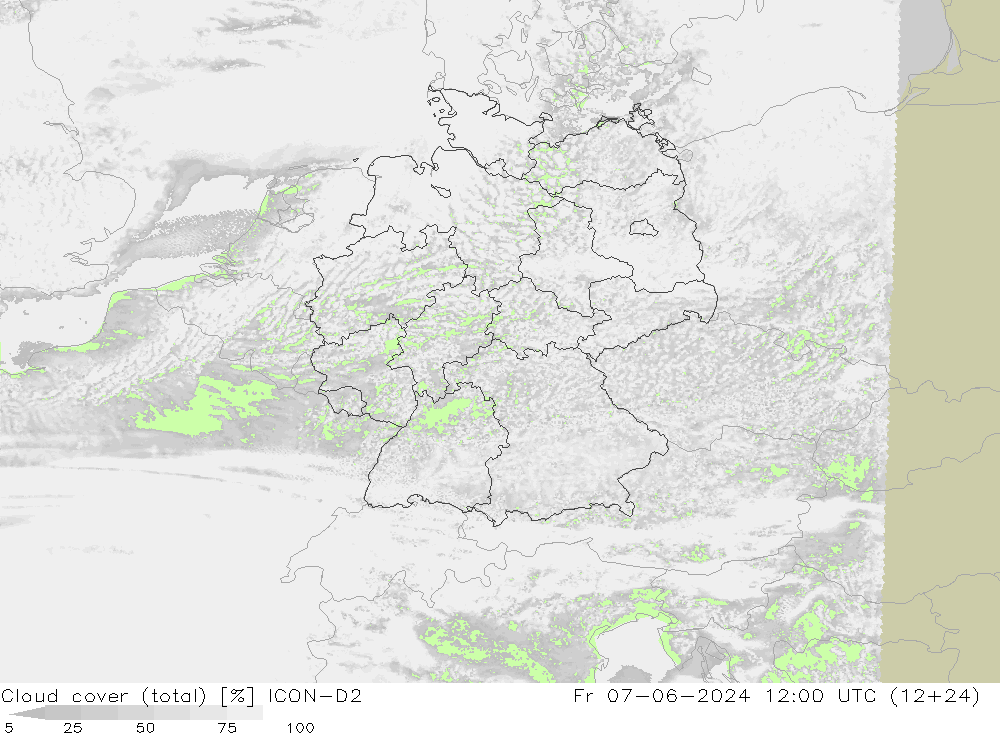 云 (总) ICON-D2 星期五 07.06.2024 12 UTC