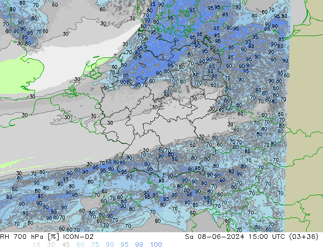 700 hPa Nispi Nem ICON-D2 Cts 08.06.2024 15 UTC