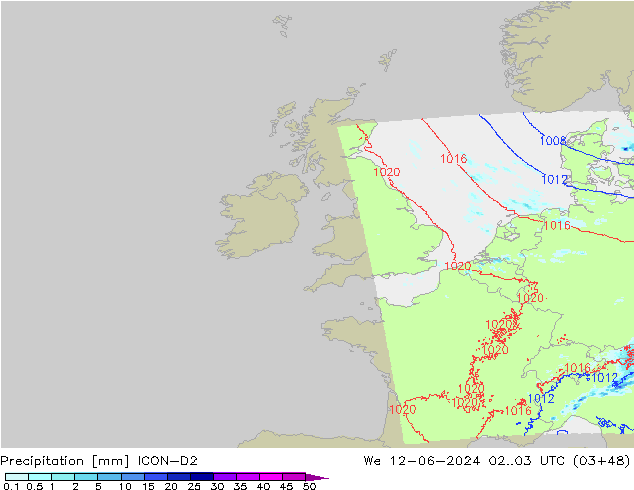precipitação ICON-D2 Qua 12.06.2024 03 UTC