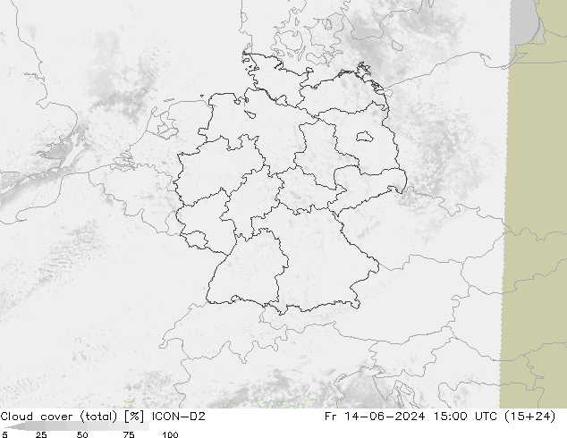 облака (сумма) ICON-D2 пт 14.06.2024 15 UTC