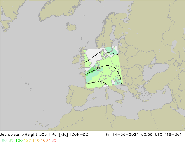 Polarjet ICON-D2 Fr 14.06.2024 00 UTC