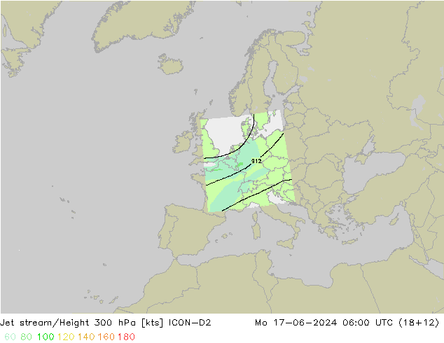 Polarjet ICON-D2 Mo 17.06.2024 06 UTC