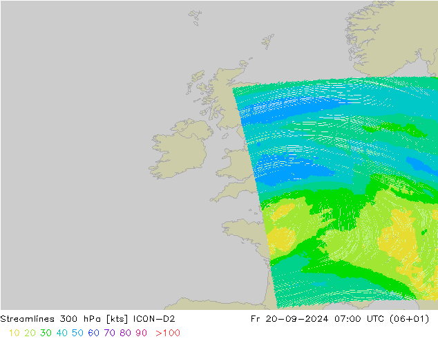  300 hPa ICON-D2  20.09.2024 07 UTC