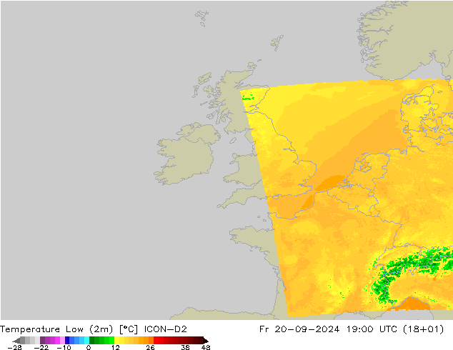 Min.  (2m) ICON-D2  20.09.2024 19 UTC