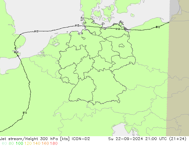 Polarjet ICON-D2 So 22.09.2024 21 UTC