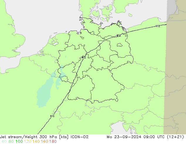 Polarjet ICON-D2 Mo 23.09.2024 09 UTC