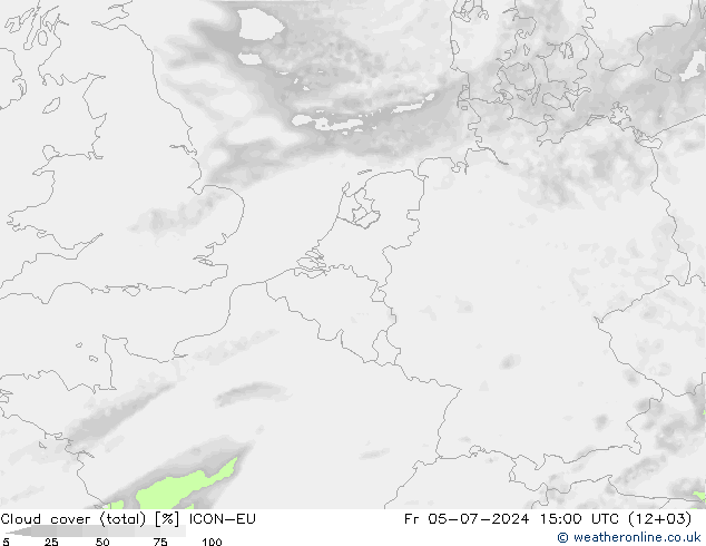 云 (总) ICON-EU 星期五 05.07.2024 15 UTC