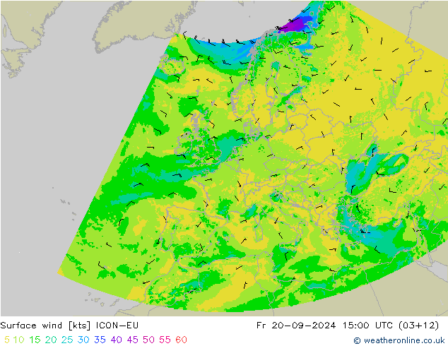 Bodenwind ICON-EU Fr 20.09.2024 15 UTC