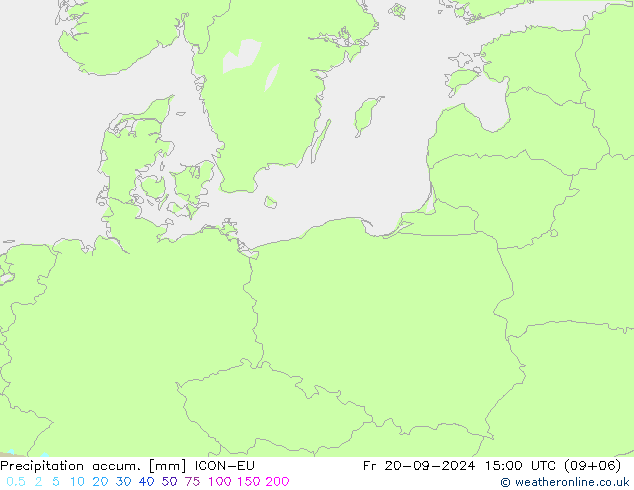 Precipitation accum. ICON-EU pt. 20.09.2024 15 UTC