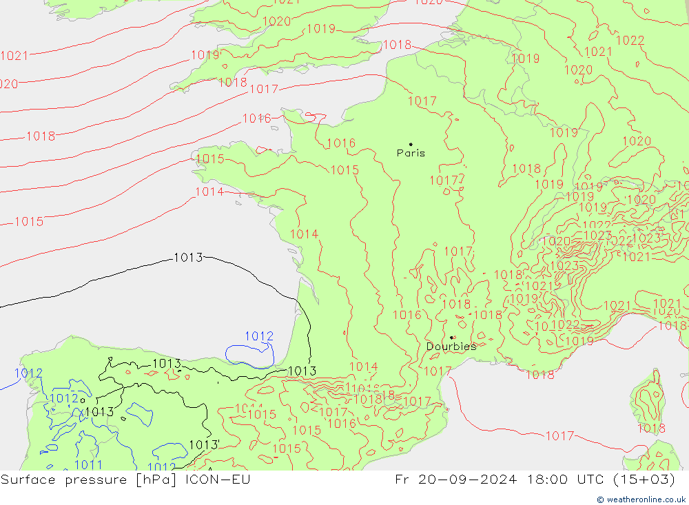      ICON-EU  20.09.2024 18 UTC