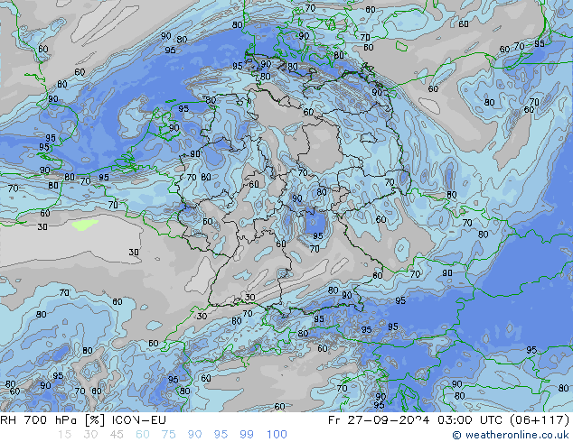 RV 700 hPa ICON-EU vr 27.09.2024 03 UTC