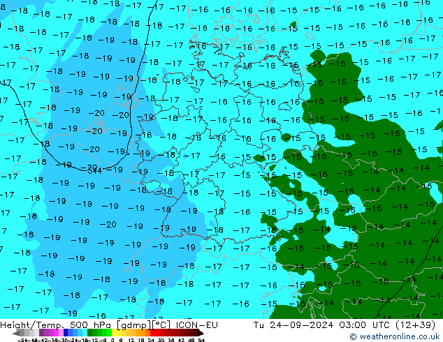 Height/Temp. 500 hPa ICON-EU Ter 24.09.2024 03 UTC