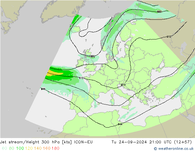 Polarjet ICON-EU Di 24.09.2024 21 UTC