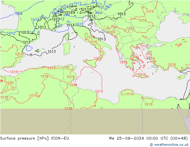      ICON-EU  25.09.2024 00 UTC